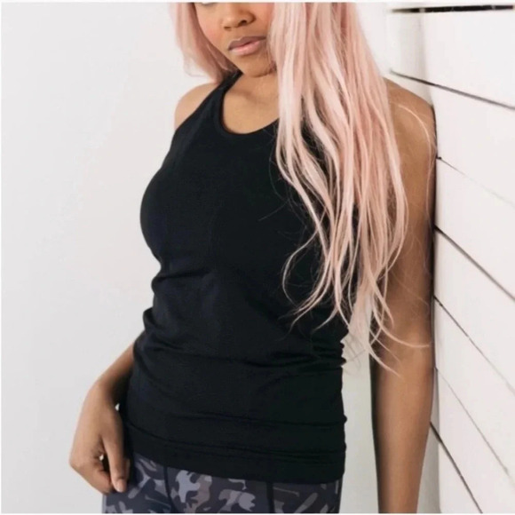 Zyia Black Copper Charged Tank Seamless - Picture 1 of 6